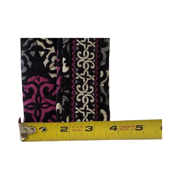 Vera Bradley Canterberry Magenta Wallet Retired Pattern 5.5" Tri Fold Snap Close - Picture 12 of 12